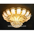 Superbe plafonnier en cristal Lotus de Guzhen